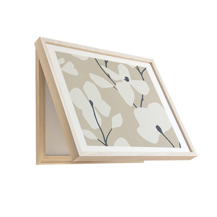 北欧ins原木风电表箱装饰画小清新花卉餐厅电闸箱配电箱遮挡壁画