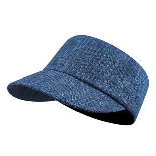 日系复古棉麻马术帽子女夏季薄款透气显脸小鸭舌帽英伦百搭平顶帽