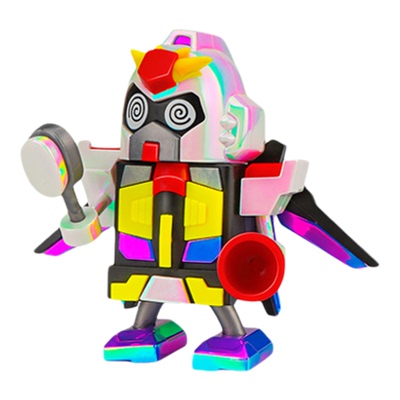 牛玩高机动拼装模型发条玩具崩坏抽象夜莺上链潮玩手办摆件礼物