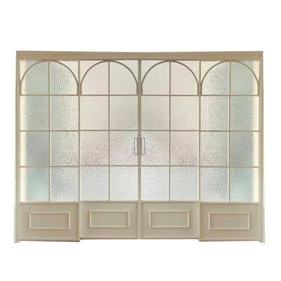 厨房推拉门三联动铝合金玻璃门法式开放式客厅阳台隔断平移门定制