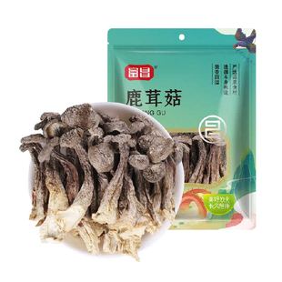 富昌精品鹿茸菇干货70g福建特产无熏硫类茶树菇姬松茸羊肚菌菌菇