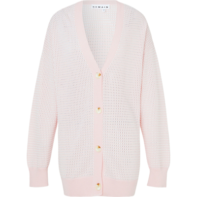 【折扣】REMAIN BIRGER CHRISTENSEN女士秋冬条纹针织混纺开襟衫