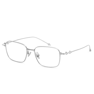 MS曼丝纯钛眼镜框镜架女超轻透明可配度数近视眼镜防蓝光时尚男款