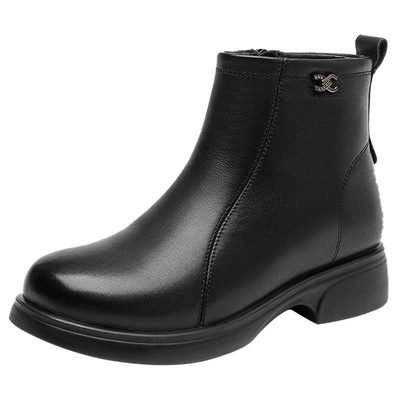 妈妈棉靴加绒保暖女鞋时装靴