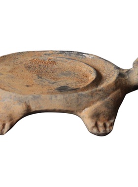 古代文房四宝砚台汉代仿古陶龟砚