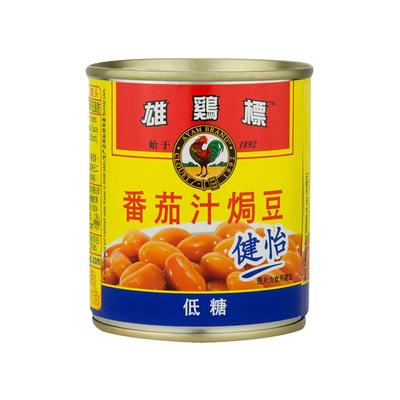 【自营】雄鸡标番茄汁低脂焗豆230g健怡开罐即食进口速食菜