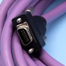 图彩板卡喷绘机写真机高密14主线黑迈6奥4芯小车米威紫色米数据线