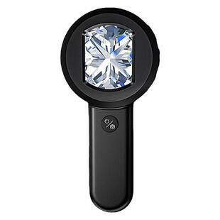 充电高清100倍手持便携式电子元件芯片检查放大镜led灯手机表维修