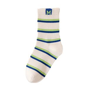 男童袜子春秋薄款纯棉无骨男孩运动袜儿童中大童春夏青少年中筒袜