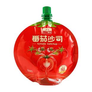 澄明七个番茄新疆番茄沙司薯条炸鸡面包手抓饼番茄酱蘸料150克*袋