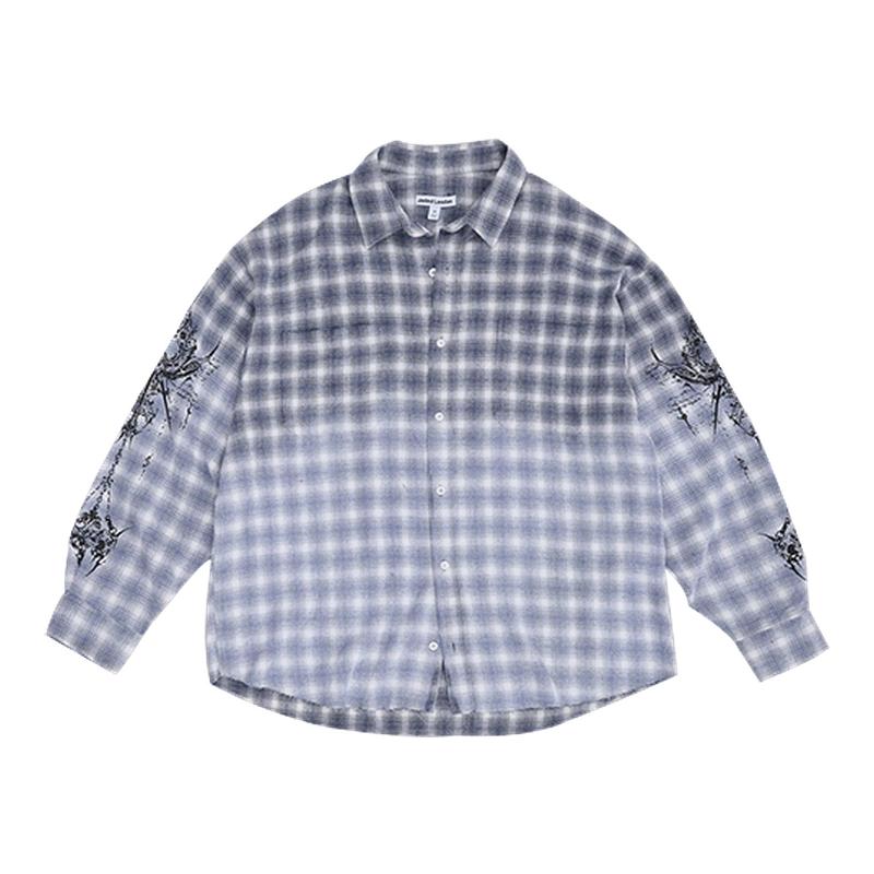 【ENG】JADED LONDON复古格子衬衫外套宽松休闲男女同款新品26春