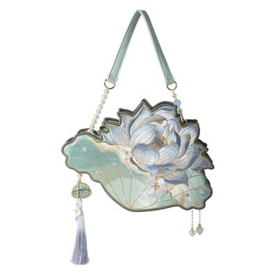 彩云印记汉服包包大容量荷花