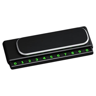 新款伸缩临时停车牌汽车挪车号码牌金属创意高级感隐藏式防晒摆件