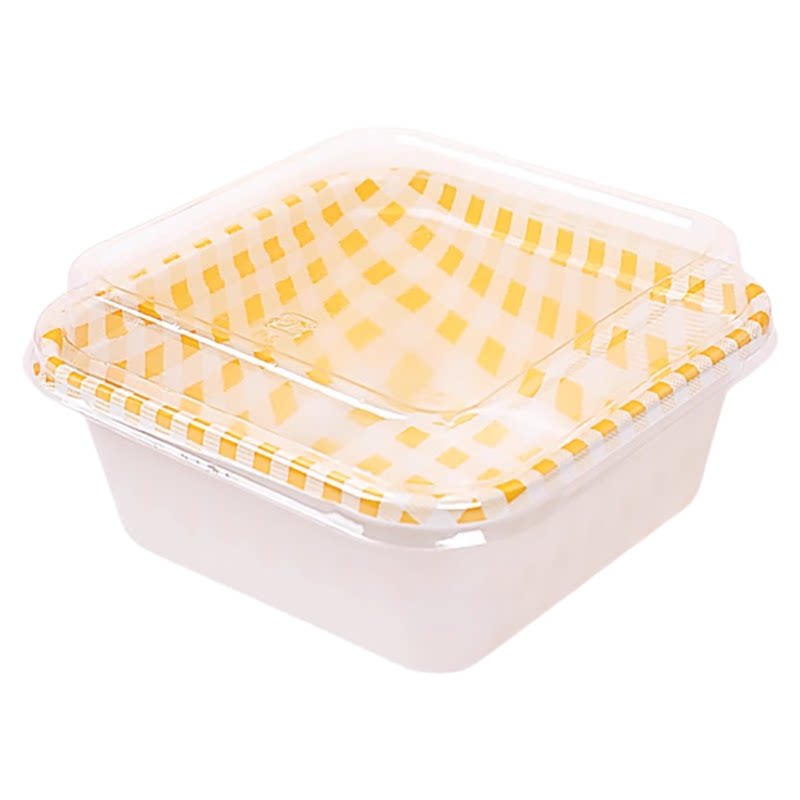 儿童节手绘油画野餐蛋糕盒网红千甜品打包盒/杯