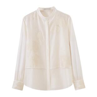 水云间女装 圆领新中式国风设计莱赛尔柔软衬衫上衣26夏新款