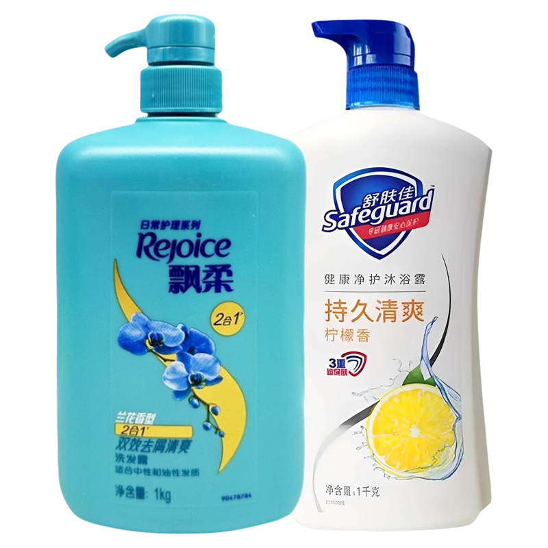 飘柔控油清爽芳香洗发水家庭装