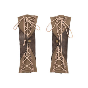 血液供给原创◆烈龙吟 PU做旧复古扎染蒸汽朋克防晒袖套搭配手袖