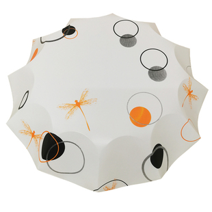 圆形老款吸顶灯PP磁铁灯罩吸铁灯罩外壳卧室灯罩儿童房间灯具配件