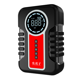 汽车应急启动电源充气泵一体机车载强打火电瓶紧急充电搭电宝神器