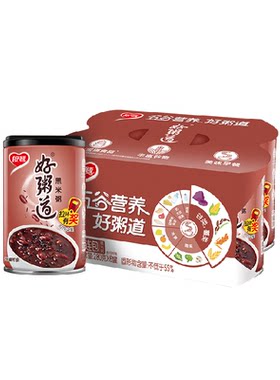 银鹭黑米八宝粥即食280g*6罐