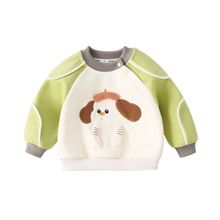 婴儿卫衣春秋款宝宝上衣男童秋装儿童女童婴幼儿秋季洋气童装卡通