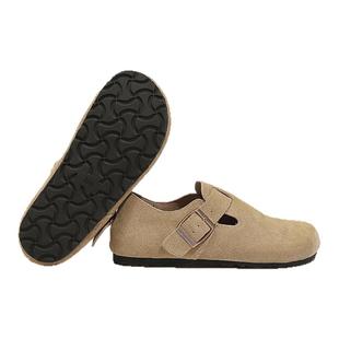 内增高～足弓支撑勃肯鞋女2025秋冬加绒真皮厚底全包博肯单鞋男款