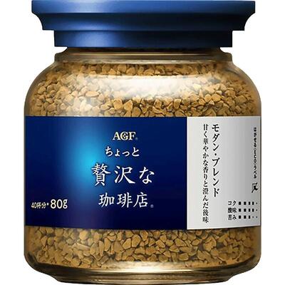 日本AGF混合风味冻干咖啡粉80g