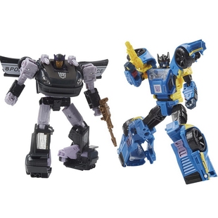 变形金刚 孩之宝 世代精选 银河奥德赛 D级 路障 双面人 限定套装