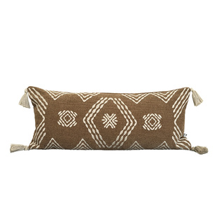 BACKTO卜凸中古侘寂风抱枕亚麻靠枕摩洛哥客厅沙发靠垫腰枕民宿