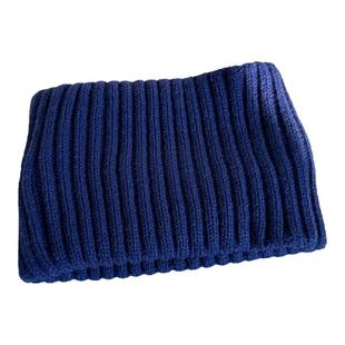 黑色宽边针织毛线发带女秋冬外戴保暖运动束发带洗脸化妆头带发箍