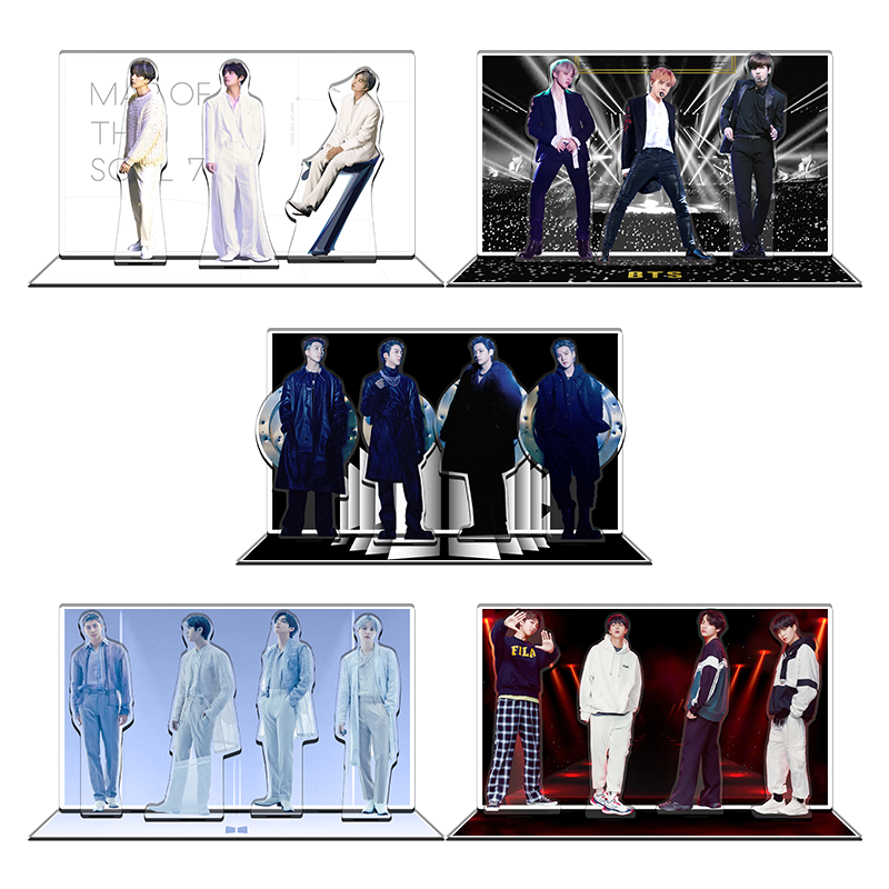 夹层精雕防弹少年团BTS7V金泰亨硕珍KPOP明星周边组合景品立牌