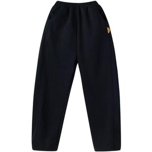 笛莎官方旗舰正品童装女童加厚绒冬季裤子新款女孩儿童保暖运动裤