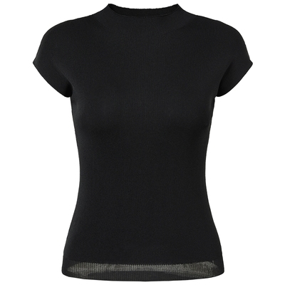 马天奴miu系老钱风正肩无袖T恤