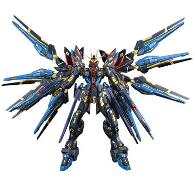 万代MGEX强袭自由蓝黑色高达模型