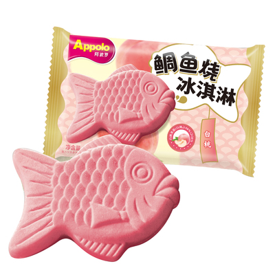 Appolo阿波罗薄脆威化雪糕白桃味