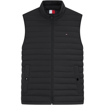 Tommy男装90绒立领排骨羽绒马甲