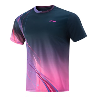 李宁乒乓球服短袖2026新款国家队马龙陈梦老瓦杯同款速干透气吸汗