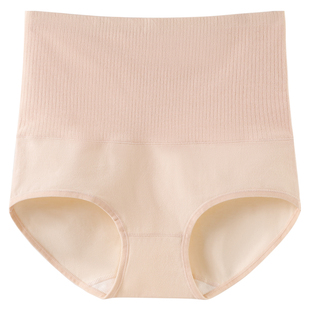 内裤女2025新款纯棉高腰收腹过肚脐提臀三角抗菌全棉大码短裤秋冬