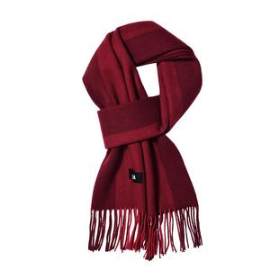 HLA/海澜之家纯羊毛围巾男保暖防寒时尚流苏百搭礼盒装情人节礼物
