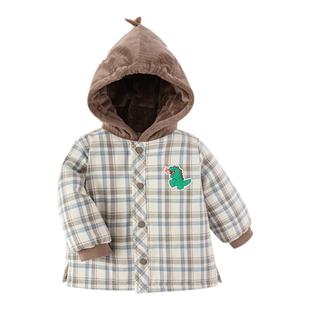 巴拉巴拉婴儿棉服男童短款外套上衣宝宝棉袄冬装新款儿童时尚童装