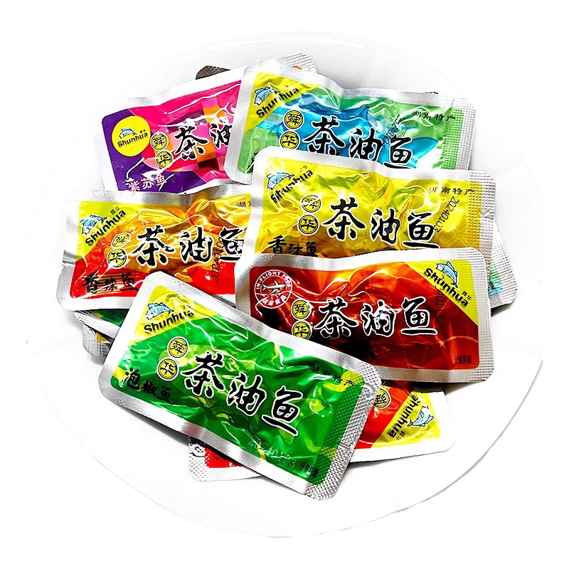 舜华茶油鱼零食鱼块微辣特产小吃休闲食品东江鱼湖南特产郴州产地