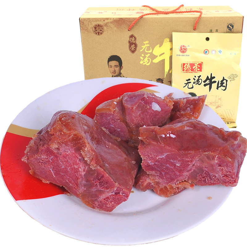 手撕牛肉德荣即食河南特产熟食