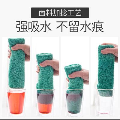 擦地专用抹布无水印木地板吸水平板拖把夹拖地毛巾替换布保洁拖布