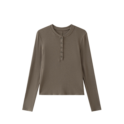 SW速惟高级感针织衫女纯色半开襟