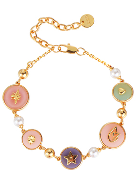 D家新款彩色蜜蜂手链女