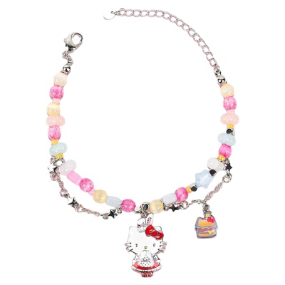 TOPTOY hellokitty项链三丽鸥甜品派对系列手链女款闺蜜手链