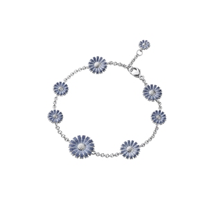 新年礼物GeorgJensen乔治杰生DAISY小雏菊系列8朵雏菊手链礼物