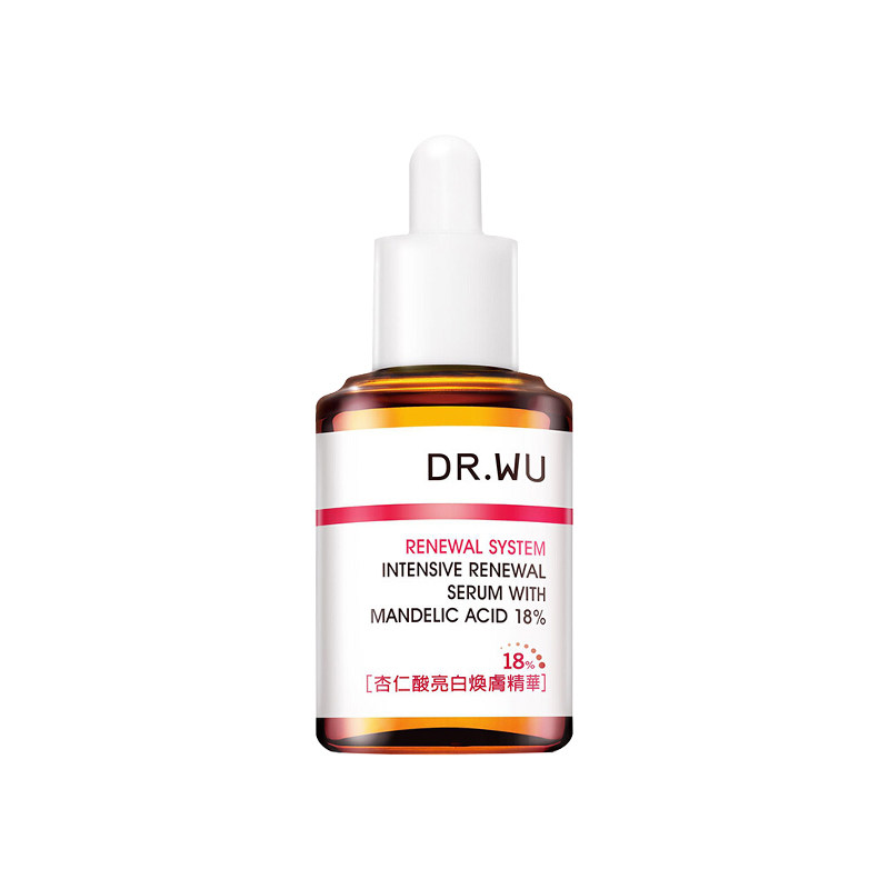 台湾采购DR.WU达尔肤杏仁酸亮白焕肤精华液18%30ml去痘闭口粉刺