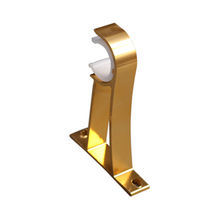 铝合金窗帘杆支架底座罗马杆配件固定座双托顶装侧装拖架挂钩架子