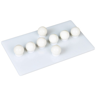 苏民峰八白石阵摆件天然八粒白石头小球白色物件客厅卧室风水摆设